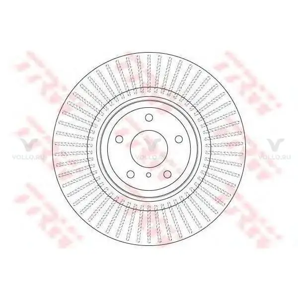 Диск тормозной передний, INFINITI: FX 08-, G кабрио 10-, G купе 07-, G седан 07- \ NISSAN: 370Z 09