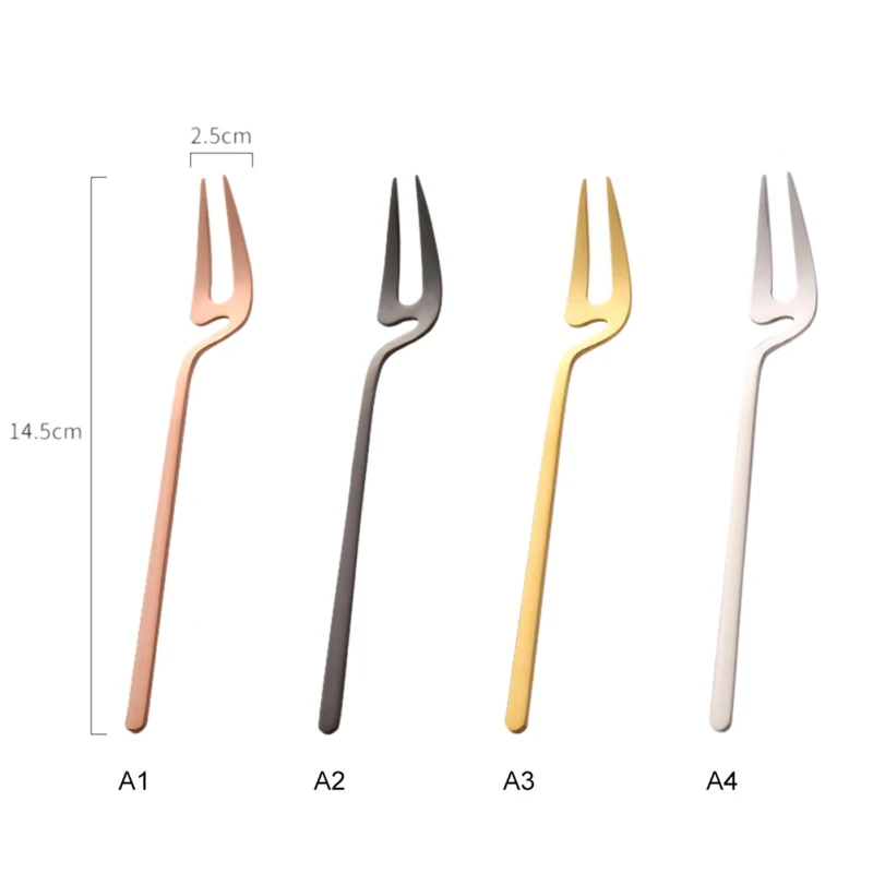 

New Creative Simple Coffee Spoon Dessert Fork Unique Long Handle Spoon tableware For Wall Hanging