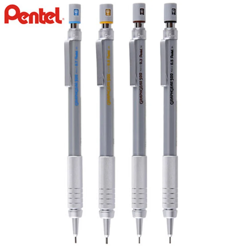 0.3mm, 0.5mm, 0.7mm, or 0.9mm Pentel Graph Gear 500 Automatic Drafting Pencil 
