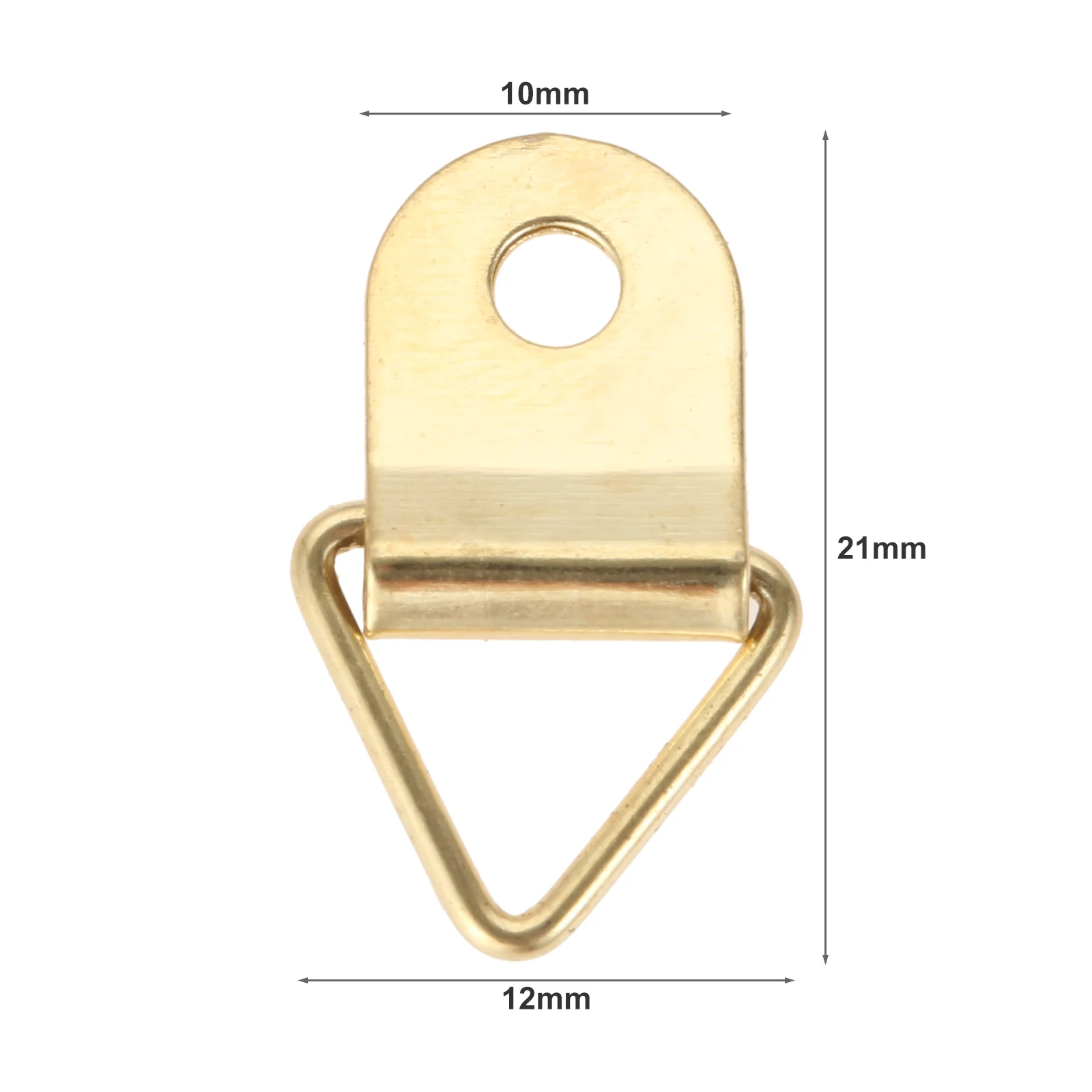 5/20sets Triangle D Ring Hangers Photo Frame Hooks Picture Wall Holder  w/screws Alloy 30mm-60mm Antique Bronze/Red Copper/Sliver - AliExpress