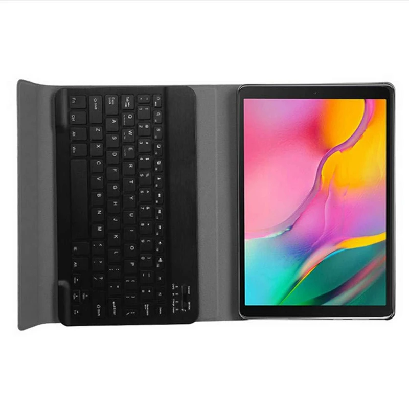 Беспроводная клавиатура для Samsung Galaxy Tab S5E(T720/T725) чехол + 7 цветов с подсветкой 2 в 1 ic