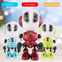 Смарт разговаривающие интерактивная игрушка робот электронная игрушка робот голос звучит сделайте то же самое светодиодный свет сенсорный Сенсор для подарки для детей