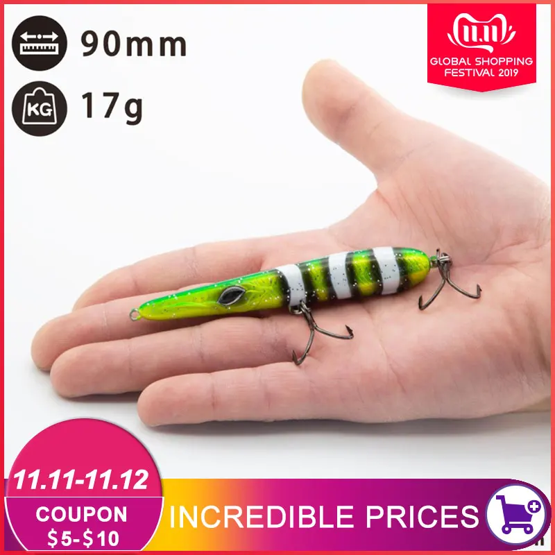 Hunthouse stylo приманка 90 мм рыболовные жесткие пластиковые приманки иглы карандаши