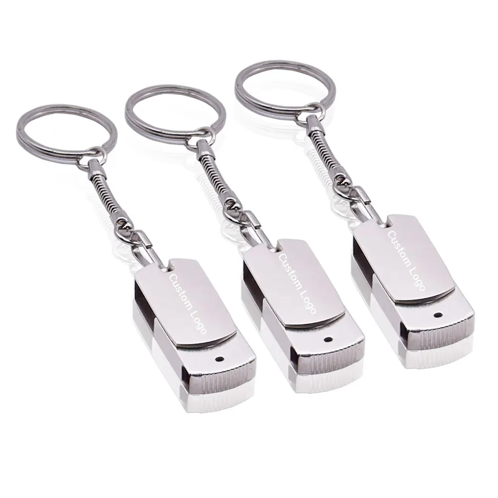 Серебристая металлическая Флешка usb 2 0 флеш-накопитель реальная емкость 32 Гб 64 ГБ