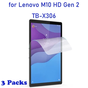 Protecteur d'écran pour Lenovo Tab M10 HD Gen 2, 3 pièces, film de protection souple en PE, TB-X306F, TB-X306X, 10.1 pouces