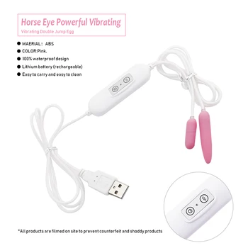 EXVOID Vibrating Penis Plug Vibrators Sex Toys for Couple Double Jump Egg Masturbator Mini Vibrator Horse Eye Plug Powerful 2