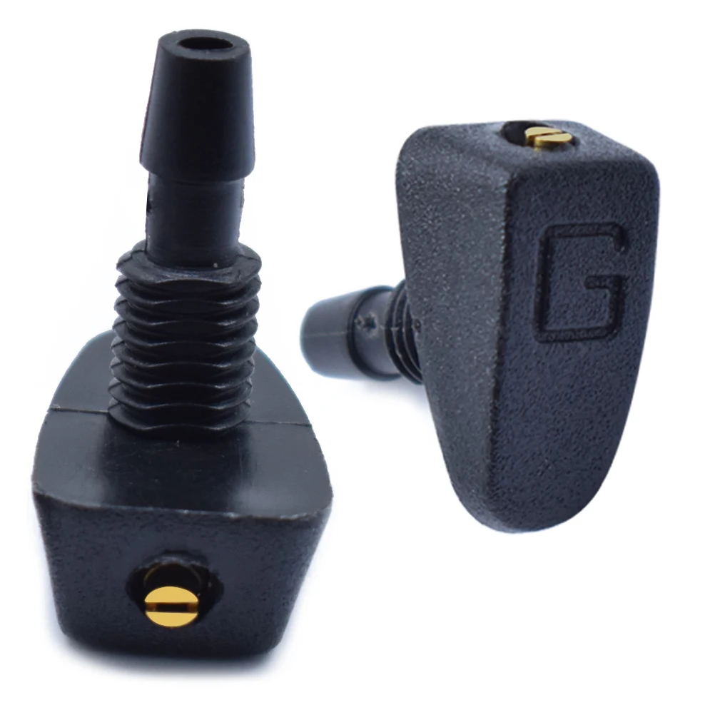 Universal Car Front Windshield Windscreen Washer Jet Nozzles Water Fan Spout Cover Washer Outlet Wiper Nozzle Adjustment