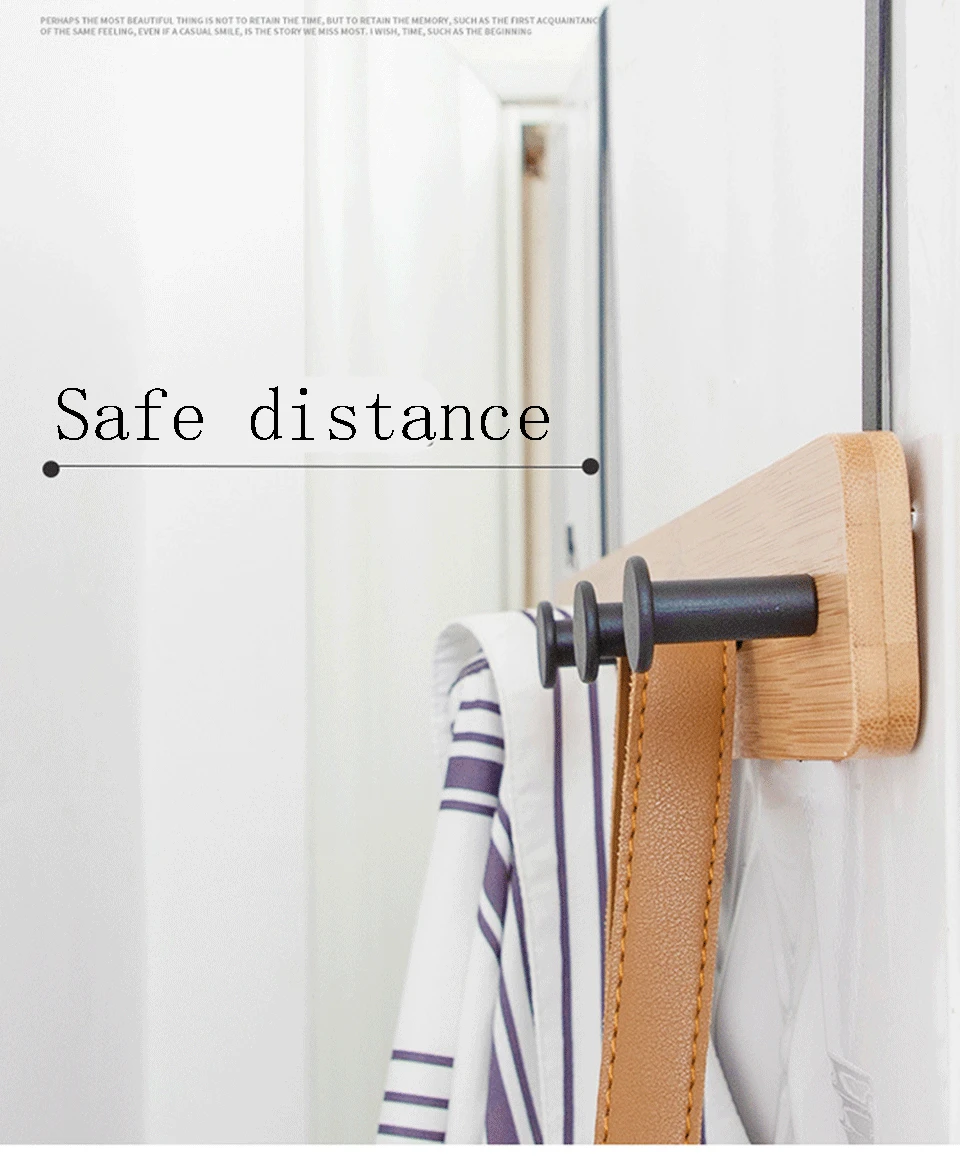 Nordic Metal Door Hook Durable Punch-free Wall Hanging Storage Rack Kitchen Bathroom Hat Towel Clothes Key Hanger Home Organizer