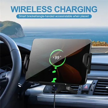 Car Wireless Charger Fold Screen 15W Qi Fast Phone Charger Holder for Samsung Galaxy Z