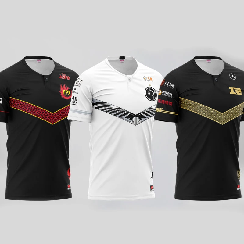 

Top quality 1:1 FPX IG RNG 2019 Worlds Jersey Customized name Fans Tshirt Men Women Custom ID Tee Shirt Homme