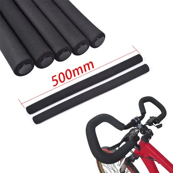 

Black Handlebar Gripping Cover Touring Butterfly Shock Absorption Tube Components