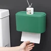 Waterproof Toilet Paper Roll Holder Wall Mounted Storage Box Toilet Paper Holder Tray Tissue Box Wc Bathroom Accessories 2