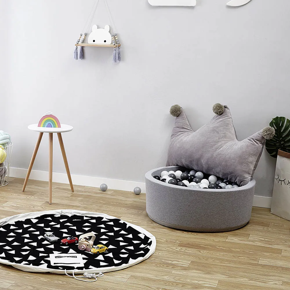 Crown Pillow Cushion for Beds Sofa Soft Warm Back Cushion for Kids Room Decoration Baby Bed Cushion Decoration Christmas HM0110