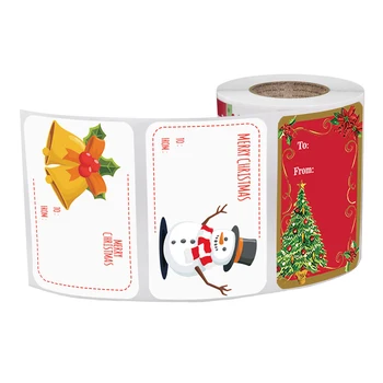 

Designs Adhesive Christmas Gift Name Tags Present Seal Labels Christmas Decals Gift Package Stickers UY8