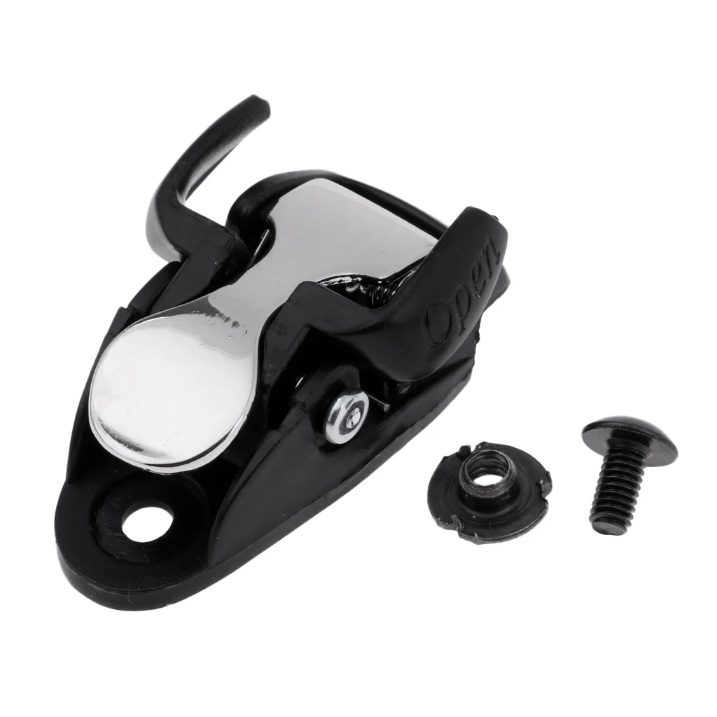 Inline Roller Shoes Skate Replacement Spider Buckle with Screw Nut Black, Simple to Install, Easy to Use