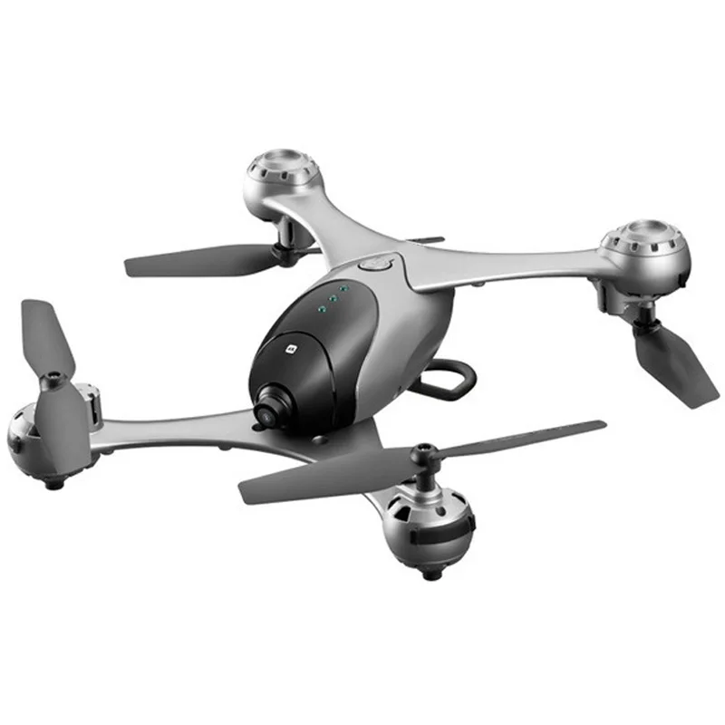 Wifi Дрон с камерой Hd Live Video Fpv Дрон удержание высоты оптического потока позиционирования Rc вертолет Квадрокоптер - Цвет: Silver 4K