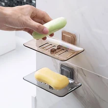 Dishes Soap-Holder Drain Sponge Bathroom-Accessories Housekeeping-Container Kitchen Wall-Mounted