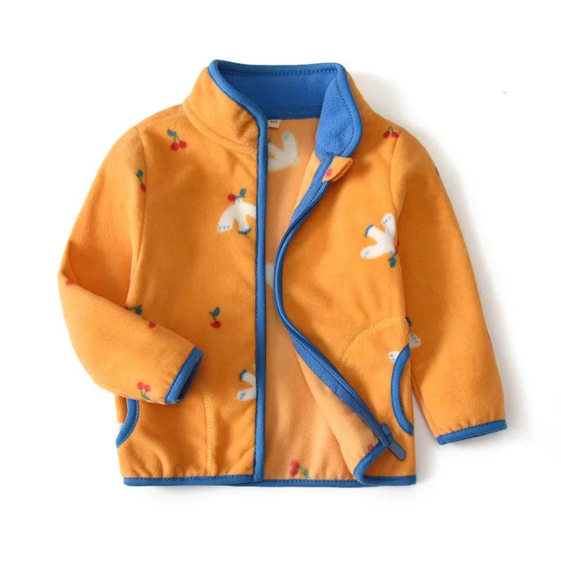 Зимние флисовые куртки для мальчиков и девочек детская верхняя одежда ветровка