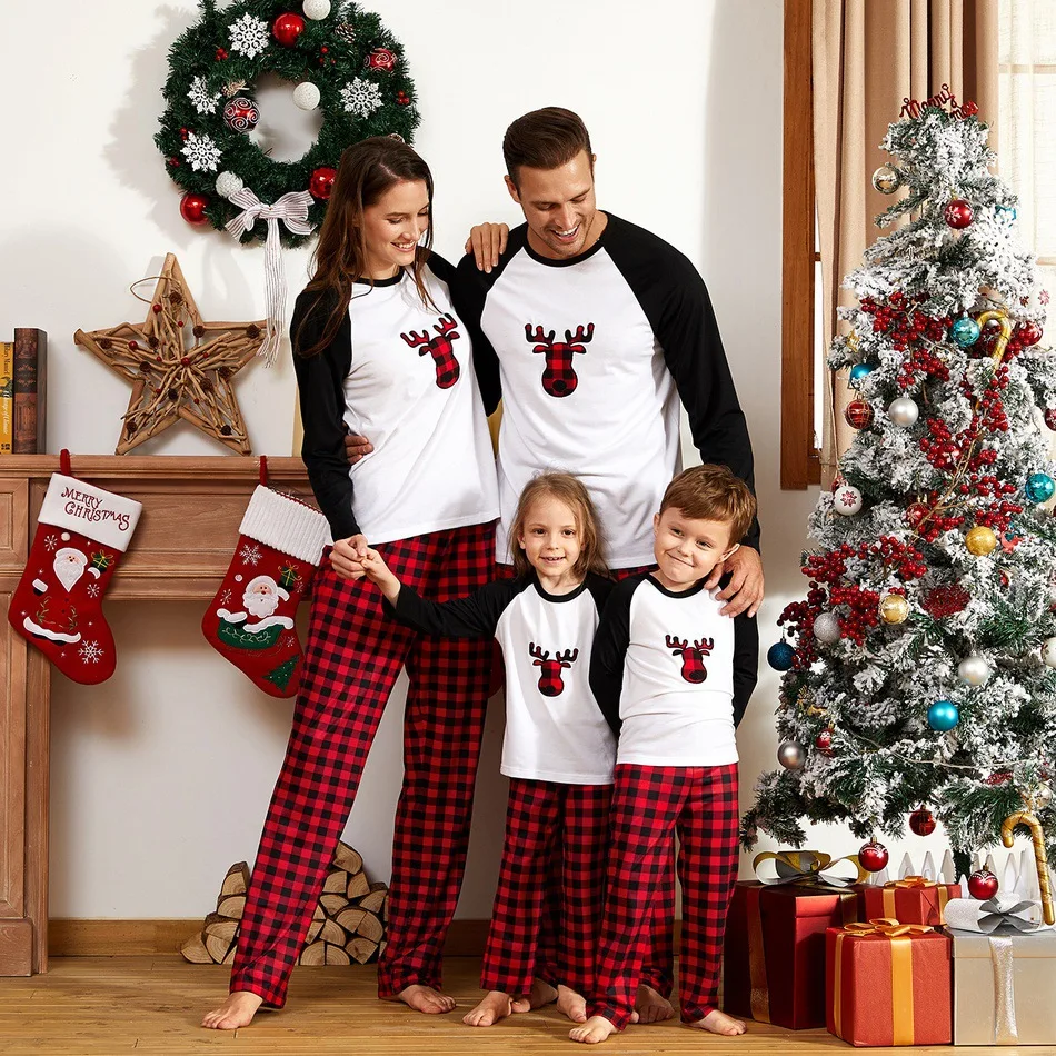 Pajamas Christmas Family 2020 New Winter Pyjamas For Adult Baby Kids Homewear Dad Mom Boys Girls Car