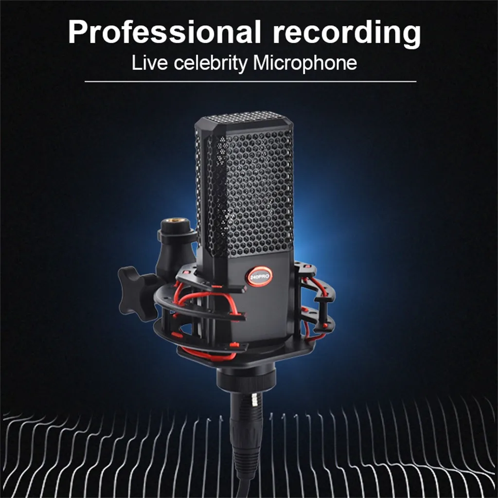 420Pro профессиональный конденсаторный микрофон комплект полный набор для студийной записи микрофон конденсатор микрофон караоке домашний компьютер