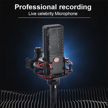 

420Pro Professional Condenser Microphone Kit Complete Set for Studio Recording For Laptop Or Windows Cardioid Studio Recording