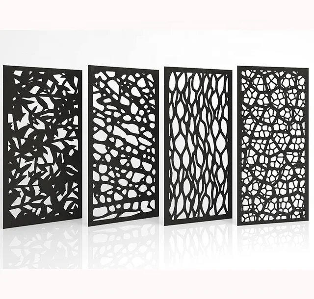 Panneaux perforés muraux 3 pcs 40x58 cm Acier Luxueux #76824