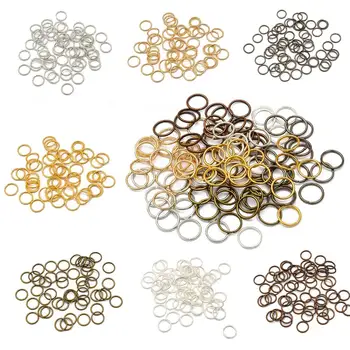 

3 4 5 6 7 8 10 12 14 16 18 20mm Single Loops Open Jump Rings & Split Rings Connectors for DIY Jewelry Making Findings