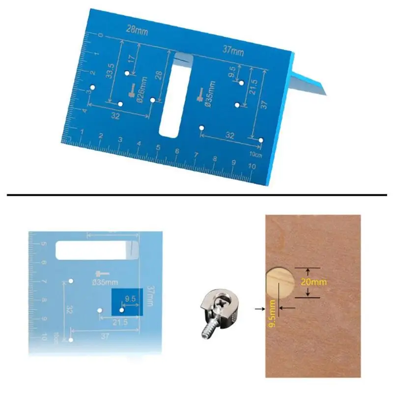 Деревообрабатывающая линейка транспортиры квадратной раскладки Miter 45 + 90