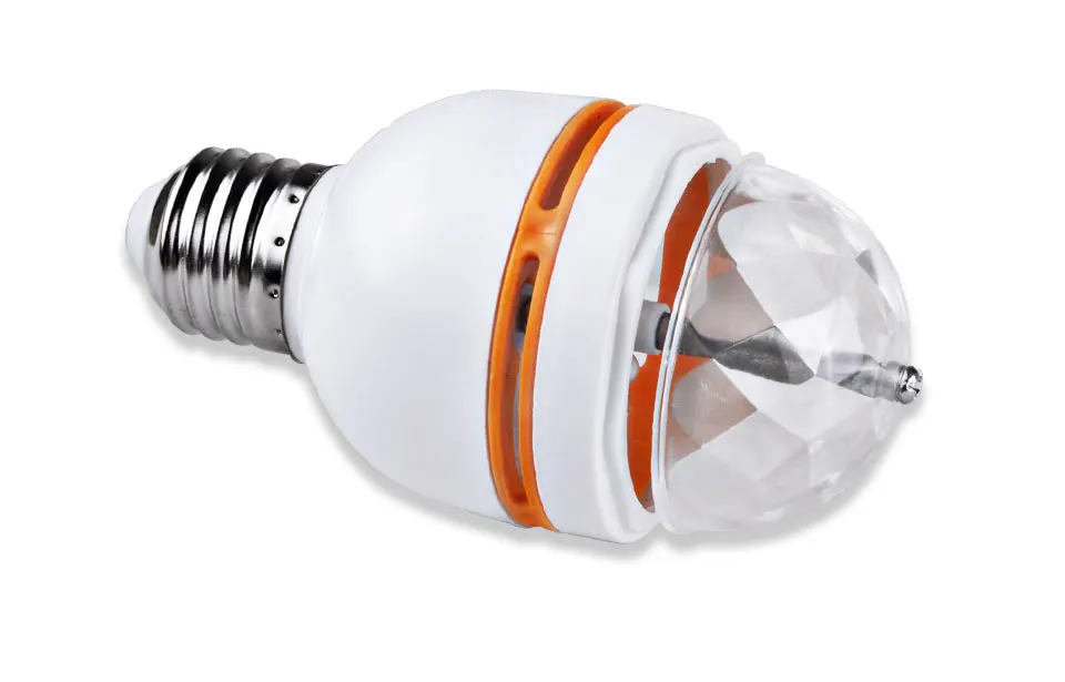 E27 RGB Lamp LED Bulb AC 85V-265V Auto Rotating 220V 110V  Christmas Colorful LEDs Lamp Party Effect LED Disco Magic Ball Lights (12)