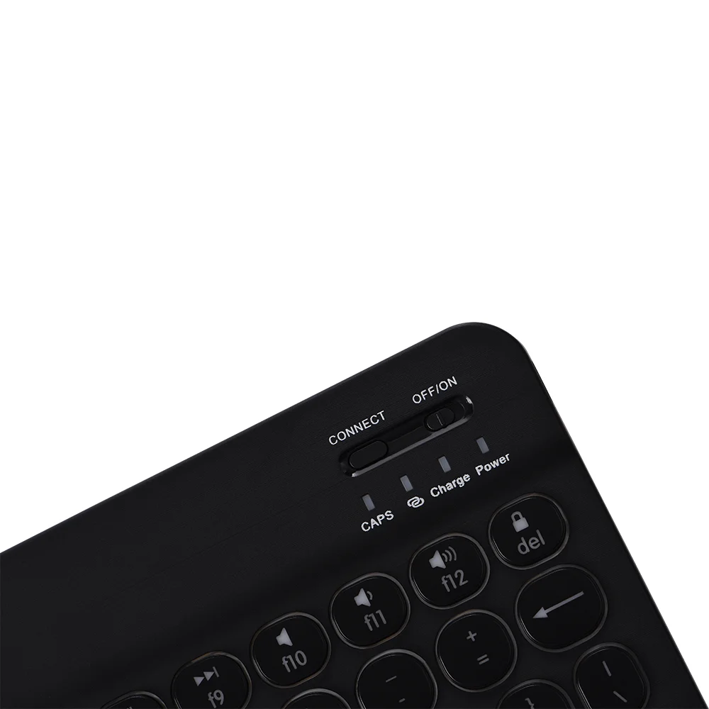 SeenDa 7 цветов светодиодный беспроводной клавиатура с подсветкой Bluetooth планшет для