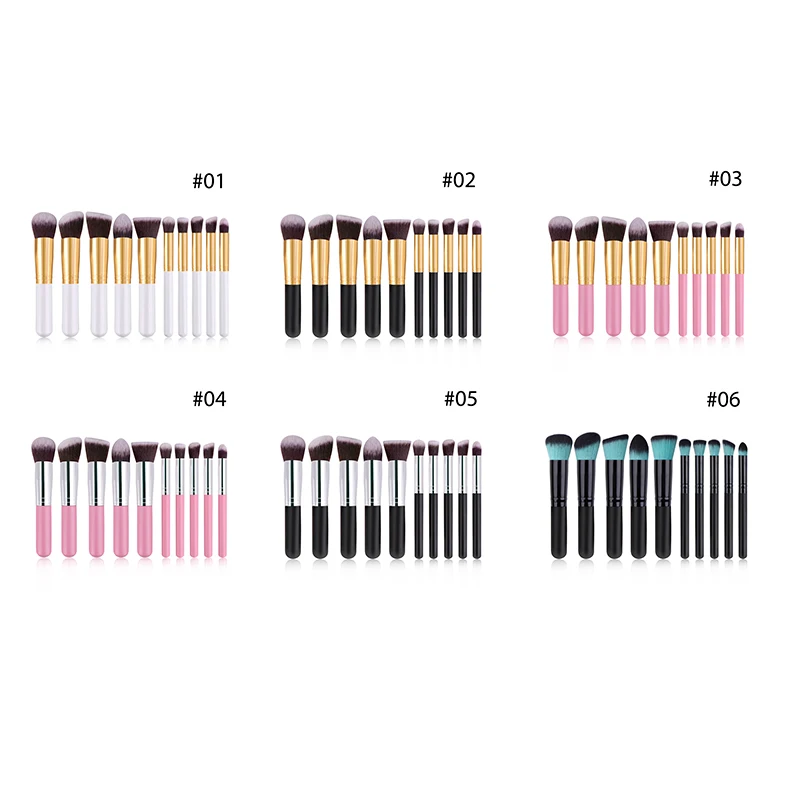 10 шт. набор кистей для растушевки бровей | Красота и здоровье