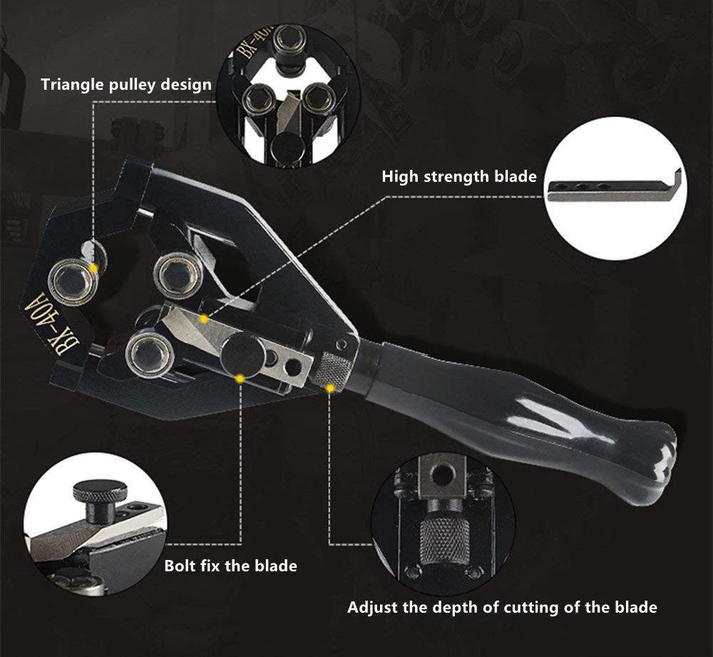 BX-40A кабеля инструмент для зачистки кабеля BX-40B провод Стриптизерша для 11KV диаметром 20-40 мм кабель
