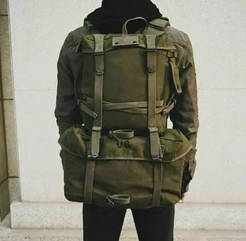 

WWII Us Army Korean War M-1945 Field Cargo Pack Backpack SET Of War Reenactments shop5605101