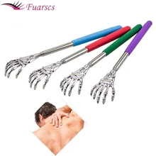 

Back Massager Back Scratcher Stainless Steel Claw Massager Back Scraper Extendable Telescoping Itch Stick Health Care Relaxation