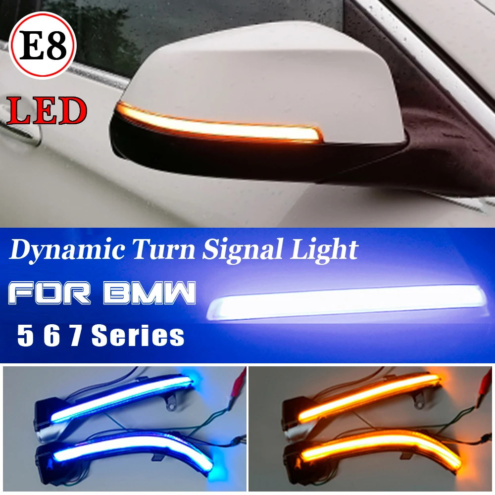 2pcs  ȸ ȣ LED ̷ ǥñ   Ʈ BMW 5 6 7 ø F10 F11 F07 F06 F12 F13 F01