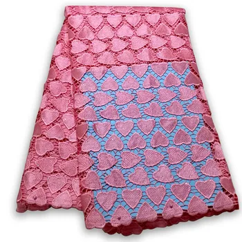 

African Lace Fabric Guipure Lace Fabric 2018 High Quality Nigerian Cord Lace Fabric For Wedding Dresses 03