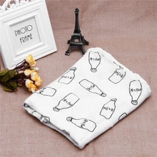 Мягкое муслиновое детское Пеленальное Одеяло для новорожденных Пеленальное полотенце 120x120 см