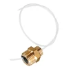 2x Car Accessory Liquid Water Pipe Hose Tube Connector Copper For Tornador Cleaning Wash Washing Gun Parts Accessories 3