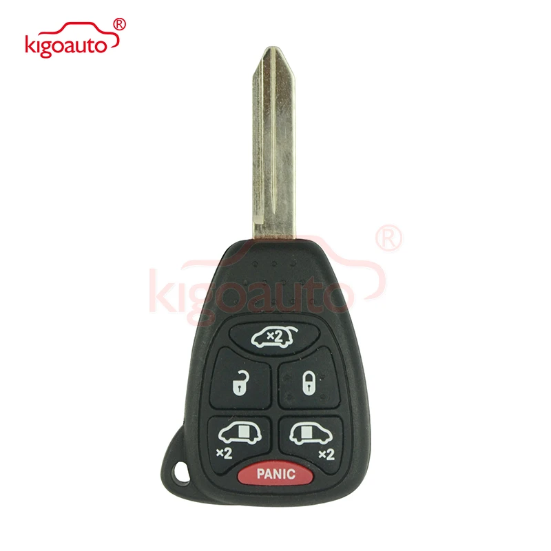 

Kigoauto OHT692427AA Remote head key 6 button 315Mhz for Chrysler 200 Sebring for Jeep Commander