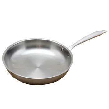 

1 Pc Non-stick Pans Frying Pan Kitchen Stainless Steel Breakfast Cooking Pan