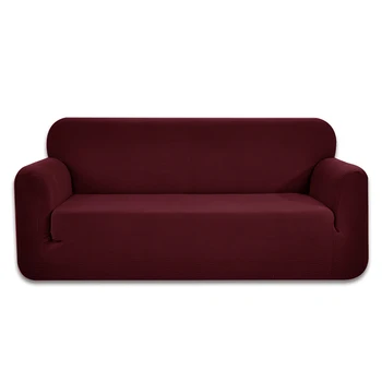 

Splashproof Fuu Wrap Sofa Cover Concise Style Dustproof Elastic Non-Slip Protector Home Supplies Furniture Cover Soft Solid