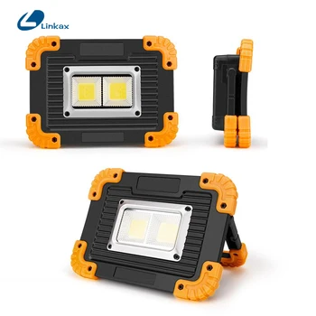 

Super Bright Spotlight Portable IPX4 Waterproof 750lm COB Led Work Light Rechargeable Outdoor Camping Lampe 10W Led Flashlight