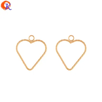 

Cordial Design 50Pcs 20*23MM Jewelry Accessories/Hand Made/Genuine Gold Plating/Heart Shape/DIY Jewelry Making/Earring Findings