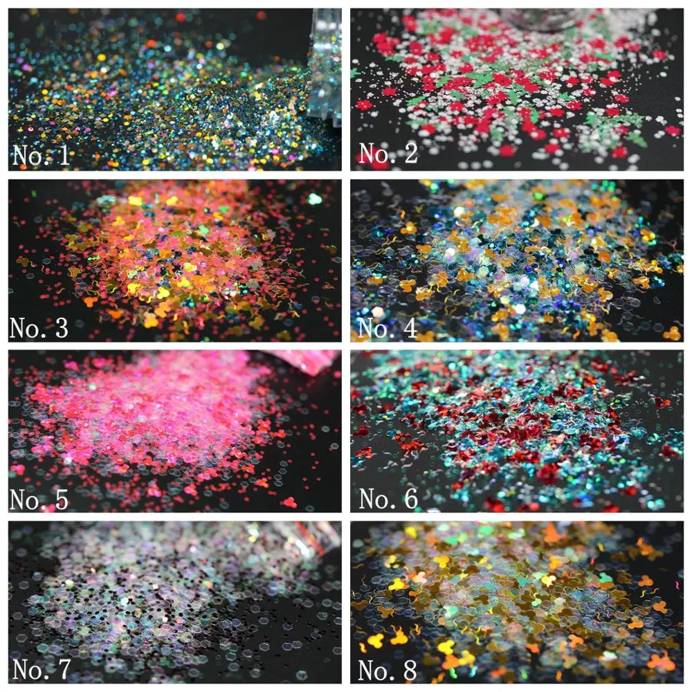 Mixes Glitter Chunky Multi Dust Powder Arts &amp Crafts Decoration Weddings Flowers Cosmetic Face Eye Body Nails Skin Hair Festival | Красота