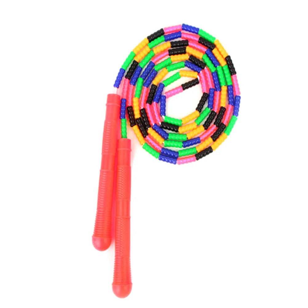 colour Soft bead Высокое качество детская скакалка веревка, Скакалка кабель для занятий спортом Фитнес спортивной подготовки для студентов, детей ясельного возраста G66 - Цвет: colour Soft bead