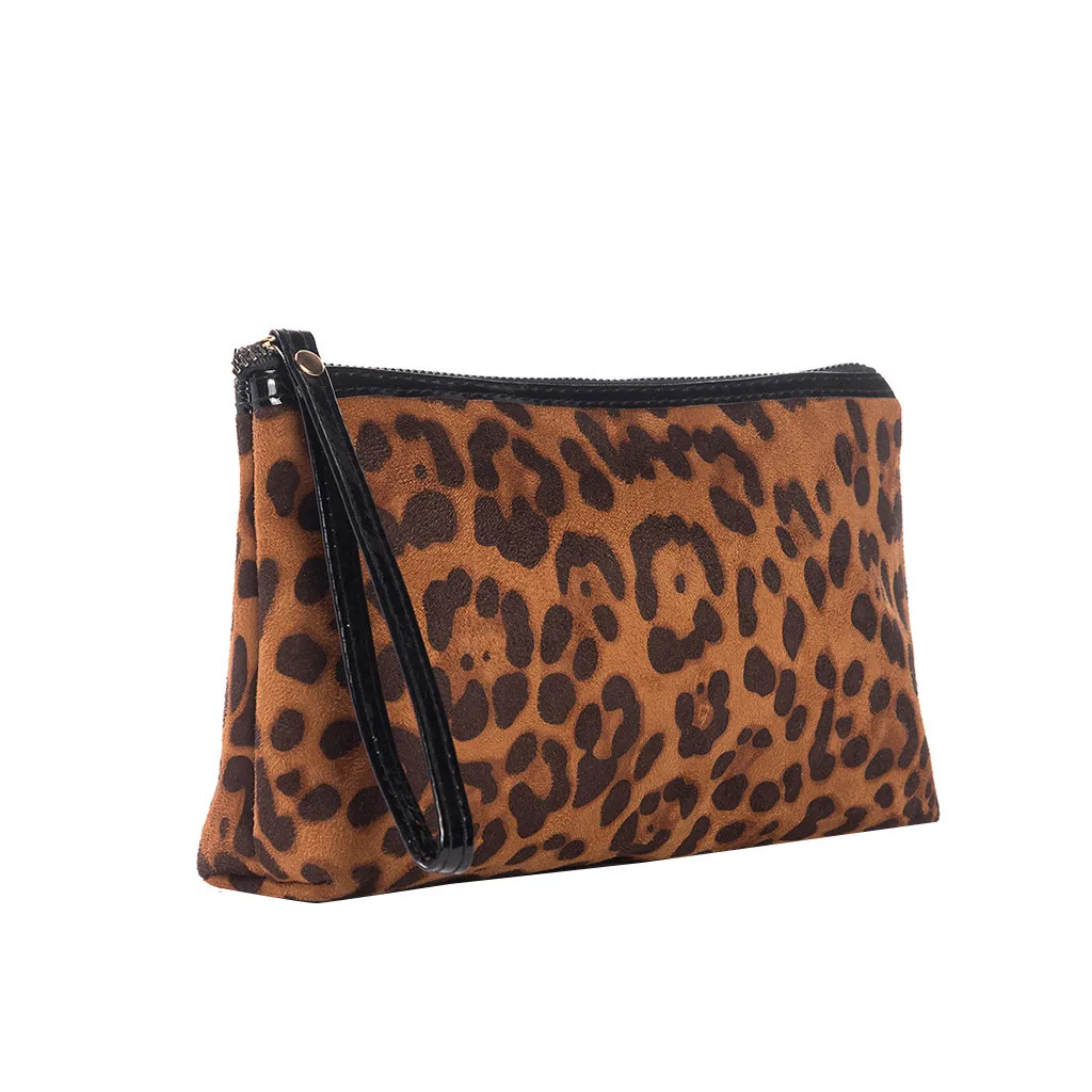 

Cosmetic bag makeup ZHDAOR Leopard косметичка дорожная toiletry bag косметички travel organizer toilettas Free shipping #4