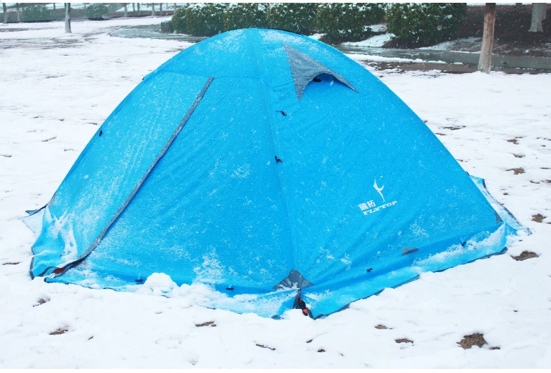 FLYTOP Outdoor Camping Tent For Rest Travel 2 Persons 3 Double Layer Windproof Waterproof Winter Professional Camp Tourist Tent (18)