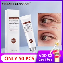 VIBRANT GLAMOUR – crème pour les yeux Crocodile Anti-âge, élimine les cernes, les poches, éclaircit les ridules, blanchit, hydrate, soins pour les yeux