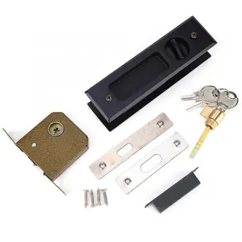 

Embedded Sliding Door Lock Interior Balcony Bathroom Cabinet Door Pull Handle Furniture Hardware Zinc Alloy