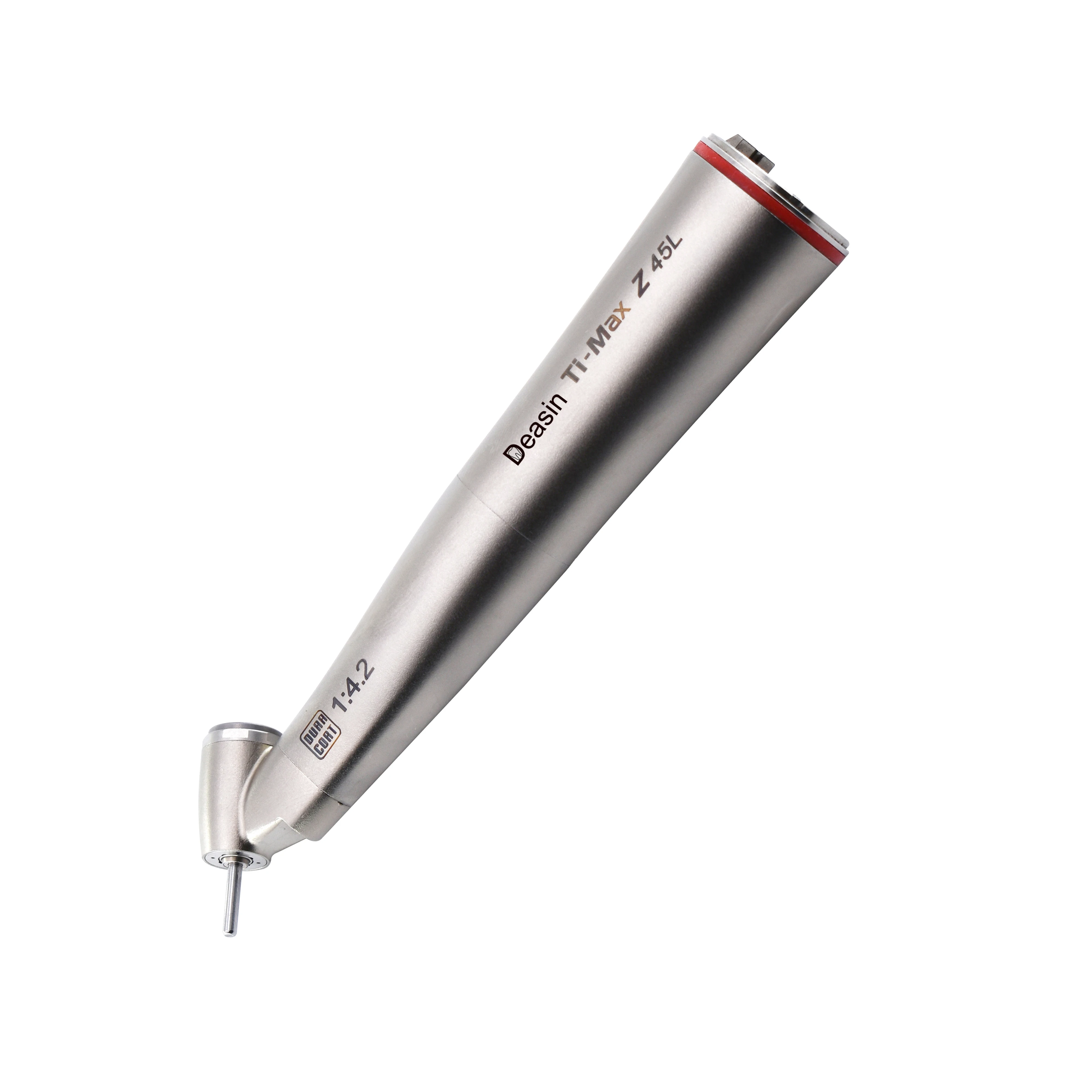 US $368.60 1 Pcs X DEASIN 142 Red Ring Increasing LED 45 Degree Surgical Contra Angle Dental Handpiece